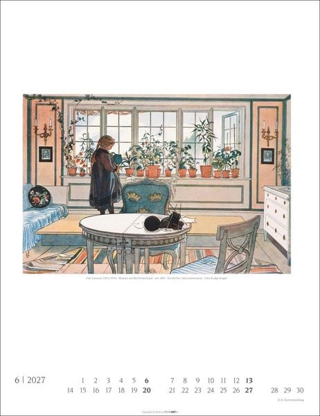 Produktbild: Carl Larsson Kalender 2027