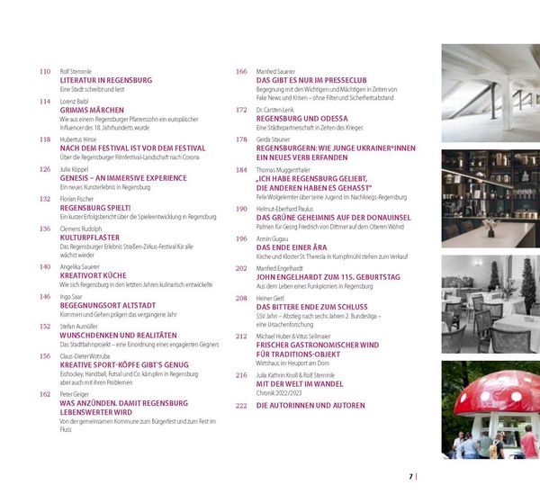 Produktbild: Regensburger Almanach 2023