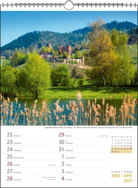 Produktbild: Zwei-Wochenplaner Schwarzwald 2027