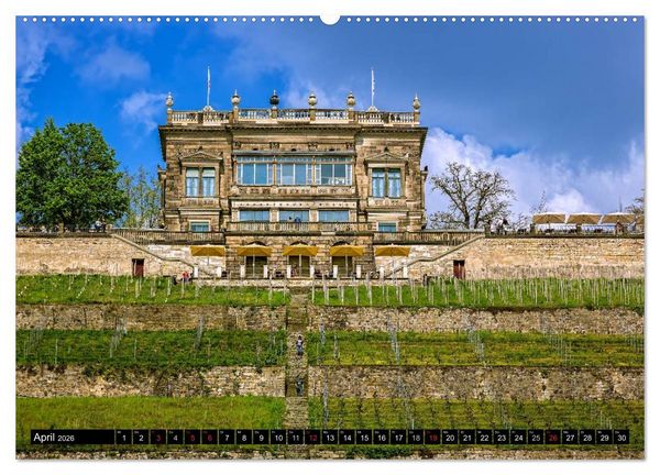 Produktbild: Sachsens Schl&ouml;sser (hochwertiger Premium Wandkalender 2026 DIN A2 quer), Kunstdruck in Hochglanz