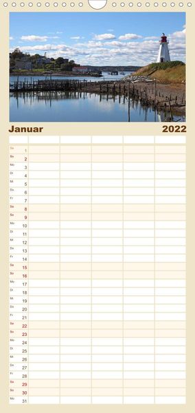 Produktbild: Familienplaner Kanadas Osten (Wandkalender 2022 , 21 cm x 45 cm, hoch)