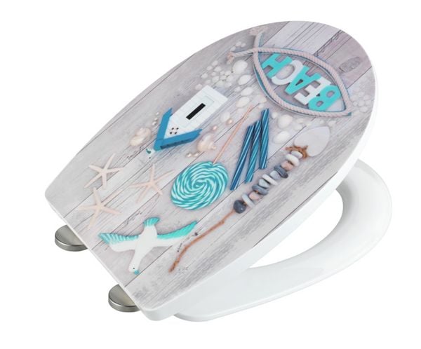 Produktbild: Premium WC-Sitz Mod. Beach High Gloss, aus bruchstabilem Thermoplast
