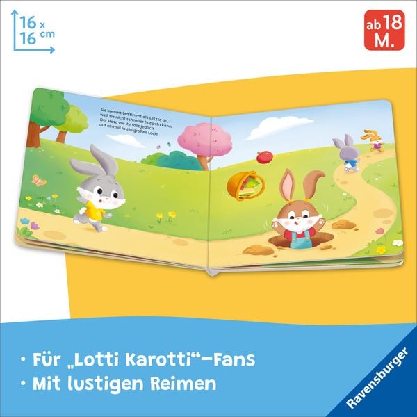 Produktbild: Mein erstes Lotti Karotti: Das lustige Hasenrennen