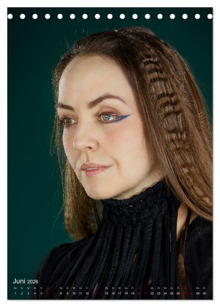 Produktbild: beauty faces - fotografien von michael allmaier (Tischkalender 2026 DIN A5 hoch), CALVENDO Monatskalender