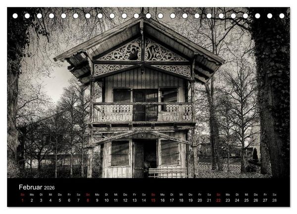 Produktbild: Lost Places Geisterh&auml;user (Tischkalender 2026 DIN A5 quer), CALVENDO Monatskalender