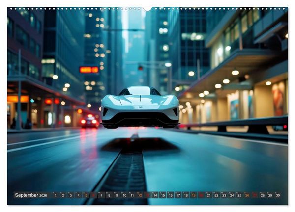 Produktbild: Magnetschwebetechnik (Wandkalender 2026 DIN A2 quer), CALVENDO Monatskalender