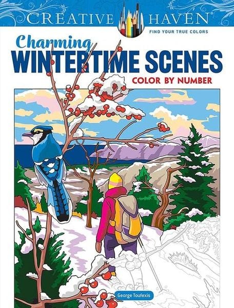 Produktbild: Creative Haven Charming Wintertime Scenes Color by Number