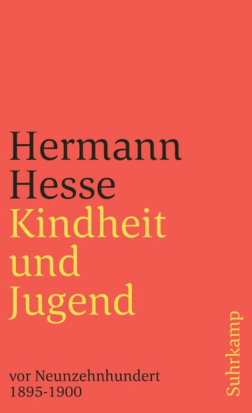 Produktbild: Kindheit und Jugend vor Neunzehnhundert