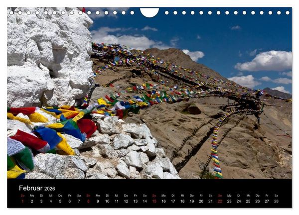 Produktbild: Buddhistische Ch&ouml;rten im Himalaya (Wandkalender 2026 DIN A4 quer), CALVENDO Monatskalender