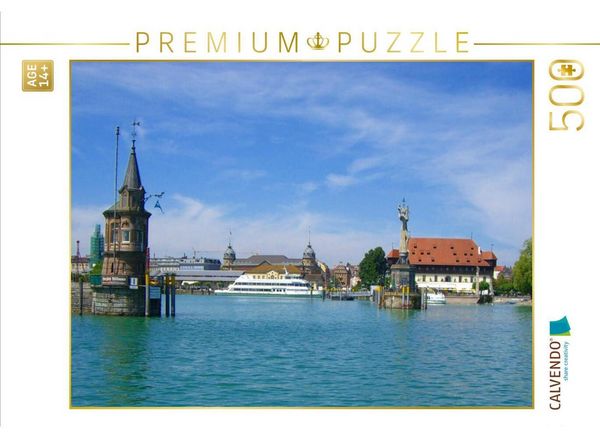 CALVENDO Puzzle Hafen | 500 Teile Lege-Größe 48 × 36 cm Foto-Puzzle für Erwachsene