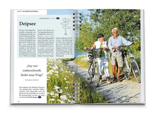 Produktbild: KOMPASS Radreisef&uuml;hrer Ostseek&uuml;stenradweg Mecklenburg-Vorpommern