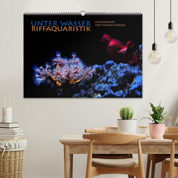 Produktbild: UNTER WASSER Riffaquaristik (Wandkalender 2026 DIN A2 quer), CALVENDO Monatskalender