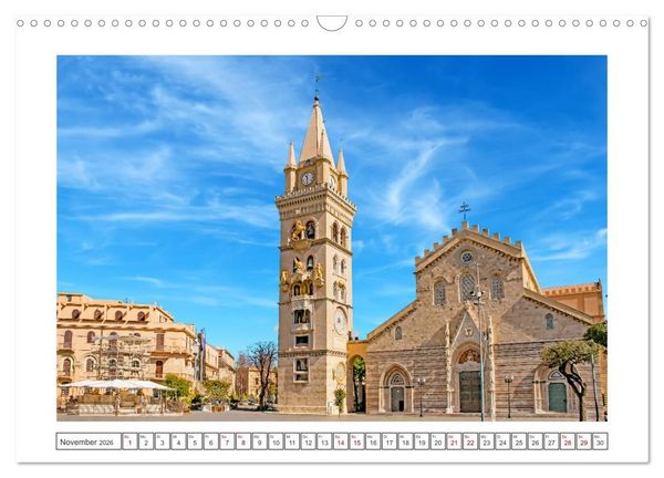 Produktbild: Messina - bezaubernde K&uuml;stenstadt (Wandkalender 2026 DIN A3 quer), CALVENDO Monatskalender