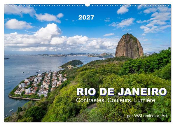 Produktbild: RIO DE JANEIRO Contrastes. Couleurs. Lumi&egrave;re. (Calendrier mural 2027 DIN A2 vertical), CALVENDO calendrier mensuel
