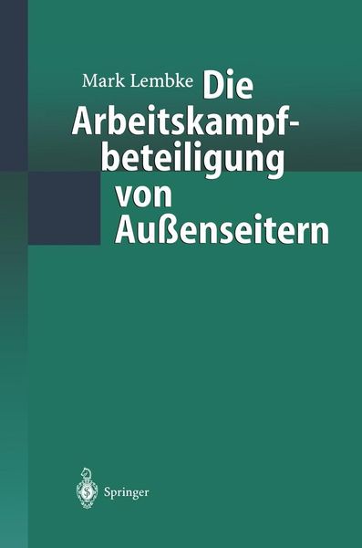 Produktbild: Die Arbeitskampfbeteiligung von Au&szlig;enseitern