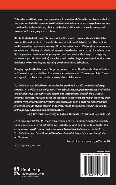 Produktbild: Youth Cultures and Subcultures