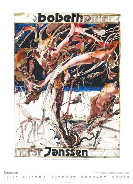 Produktbild: Horst Janssen Kalender 2027