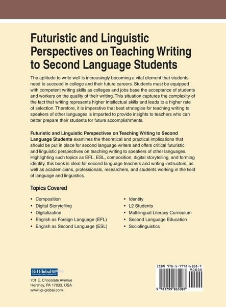 Produktbild: Futuristic and Linguistic Perspectives on Teaching Writing to Second Language Students
