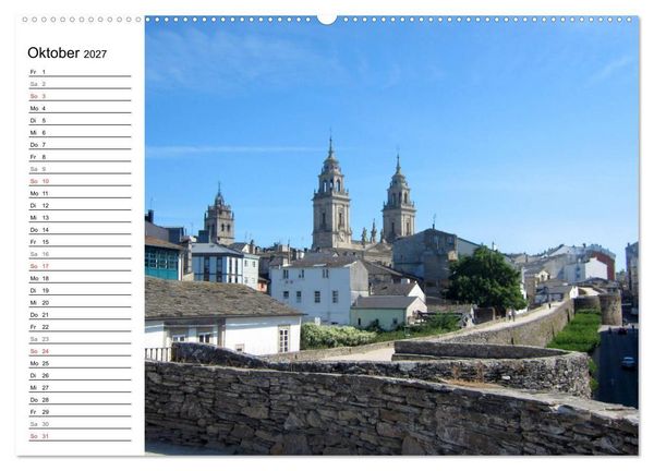 Produktbild: Jakobsweg - Camino Primitivo (Wandkalender 2027 DIN A2 quer), CALVENDO Monatskalender