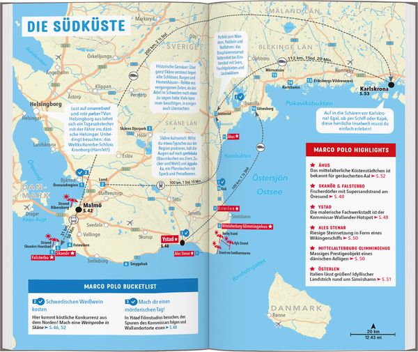 Produktbild: MARCO POLO Reiseführer Südschweden, Stockholm