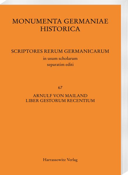 Produktbild: Arnulf von Mailand, Liber gestorum recentium