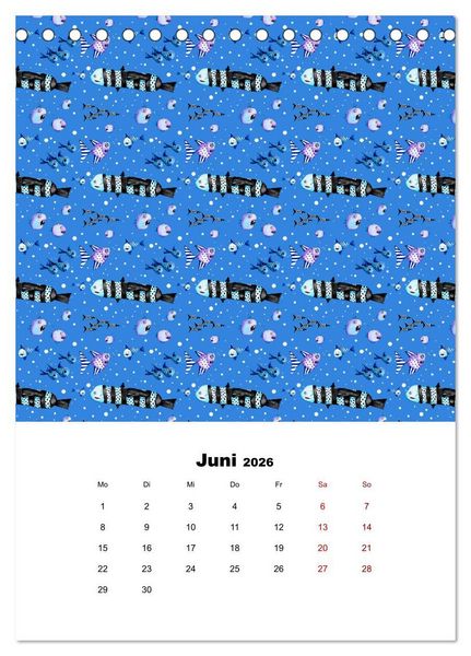 Produktbild: MUSTERMACKE (Tischkalender 2026 DIN A5 hoch), CALVENDO Monatskalender