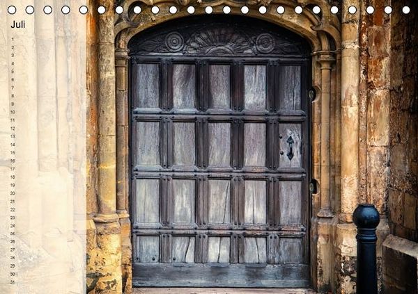 Produktbild: Historische T&uuml;ren aus England / Geburtstagskalender (Tischkalender immerw&auml;hrend DIN A5 quer)