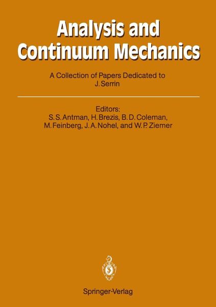 Produktbild: Analysis and Continuum Mechanics