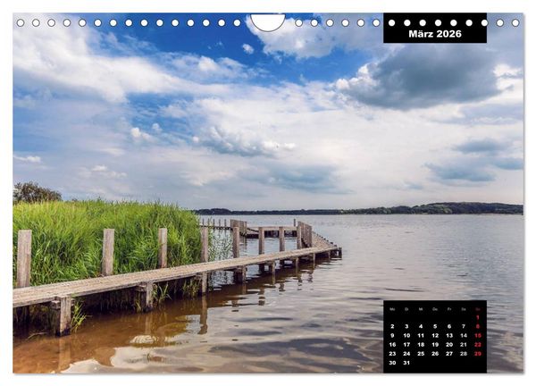 Produktbild: Maritime Seebilder - Von der Ostsee zur Nordsee (Wandkalender 2026 DIN A4 quer), CALVENDO Monatskalender