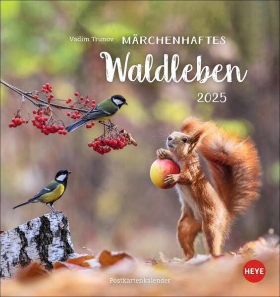 Vadim Trunov: Märchenhaftes Waldleben Postkartenkalender 2025