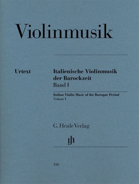 Produktbild: Violinmusik (Auswahlband) - Italienische Violinmusik der Barockzeit, Band I