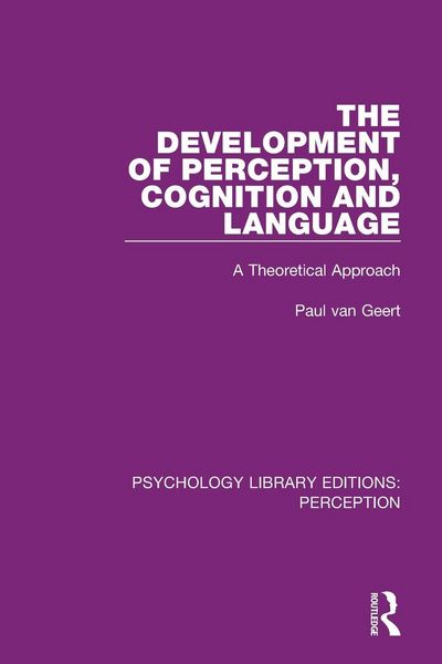 Produktbild: The Development of Perception, Cognition and Language