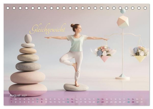 Produktbild: Sinnesmomente - Eine Reise durch die Wahrnehmung (Tischkalender 2027 DIN A5 quer), CALVENDO Monatskalender