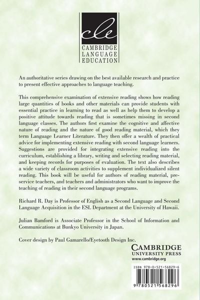 Produktbild: Extensive Reading in the Second Language Classroom