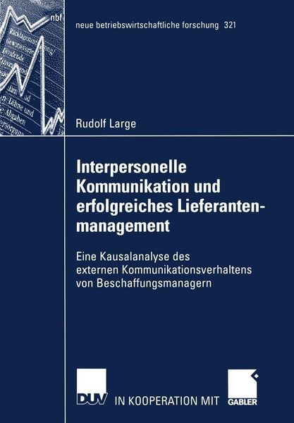 Produktbild: Interpersonelle Kommunikation und erfolgreiches Lieferantenmanagement