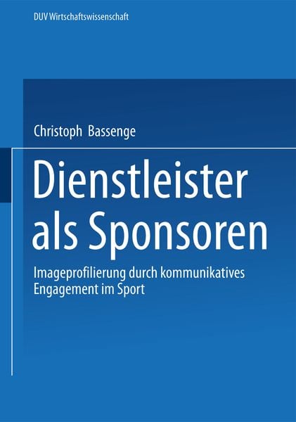 Produktbild: Dienstleister als Sponsoren