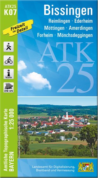 Produktbild: ATK25-K07 Bissingen (Amtliche Topographische Karte 1:25000)