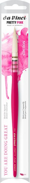 Produktbild: da Vinci Pinsel PRETTY PINK EDITION Aquarellpinsel, Pinsel, Gr&ouml;&szlig;e 2
