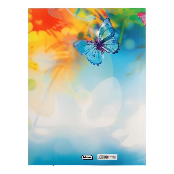 Produktbild: Idena Sammelmappe Schmetterling mit Gummizug 400g/m&sup2; DIN A3