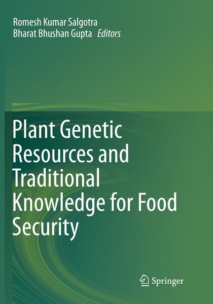Produktbild: Plant Genetic Resources and Traditional Knowledge for Food Security