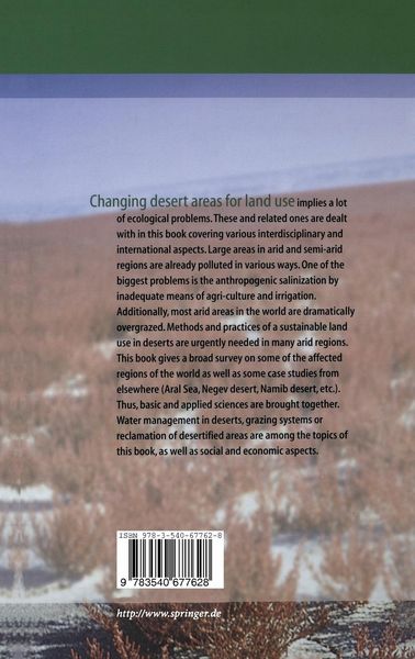 Produktbild: Sustainable Land Use in Deserts