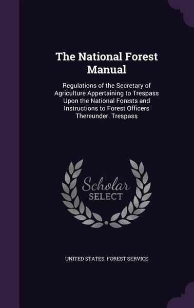Produktbild: The National Forest Manual