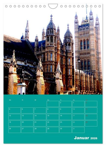 Produktbild: London London (Wandkalender 2026 DIN A4 hoch), CALVENDO Monatskalender