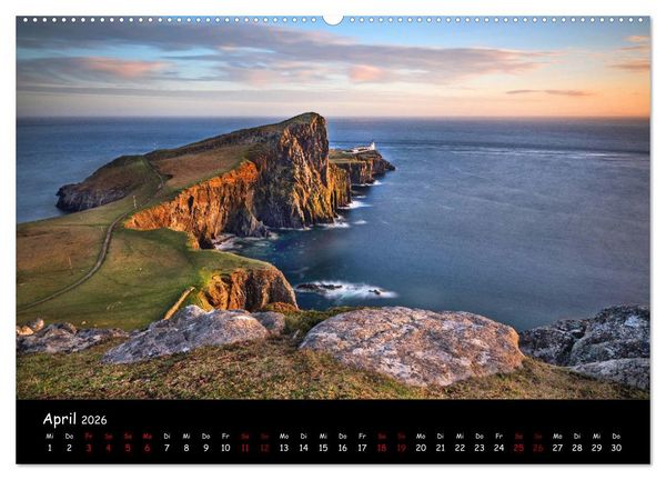 Produktbild: Schottland zum Verlieben (hochwertiger Premium Wandkalender 2026 DIN A2 quer), Kunstdruck in Hochglanz