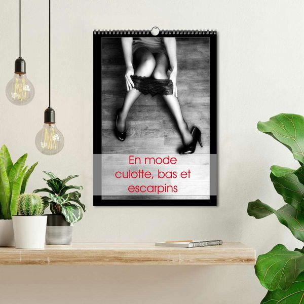 Produktbild: En mode culotte, bas et escarpins (Calendrier mural 2026 DIN A3 horizontal), CALVENDO calendrier mensuel