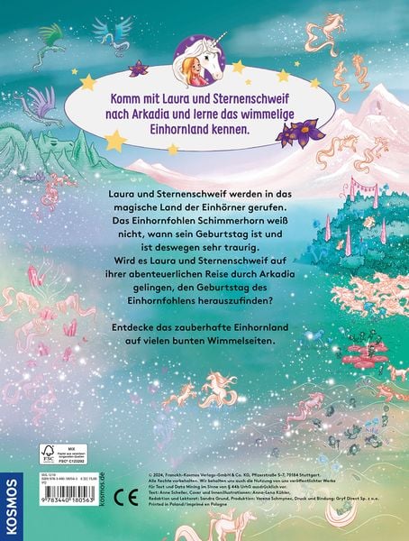 Produktbild: Sternenschweif, Wimmelbuch, Abenteuer im Einhornland