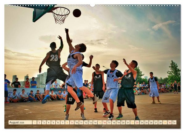 Produktbild: Basketball - so cool (Wandkalender 2026 DIN A2 quer), CALVENDO Monatskalender