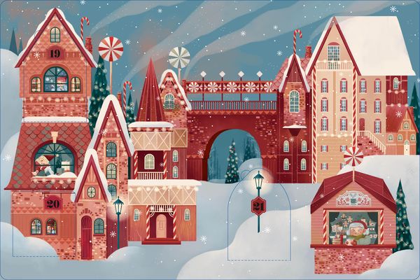 Produktbild: Bald ist Weihnachten! Das Adventskalenderbuch