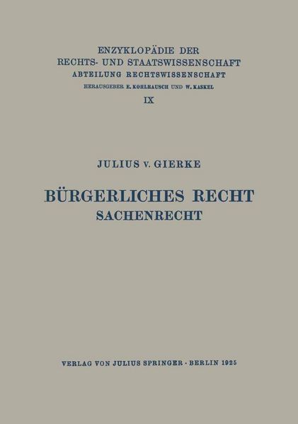 Produktbild: B&uuml;rgerliches Recht Sachenrecht
