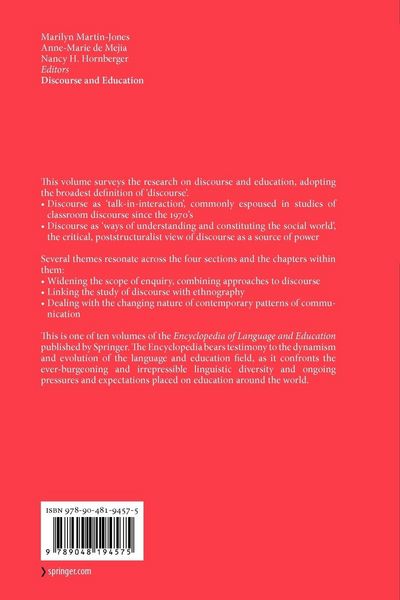 Produktbild: Discourse and Education
